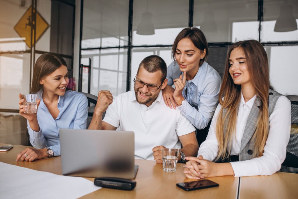 group-people-working-out-business-plan-office
